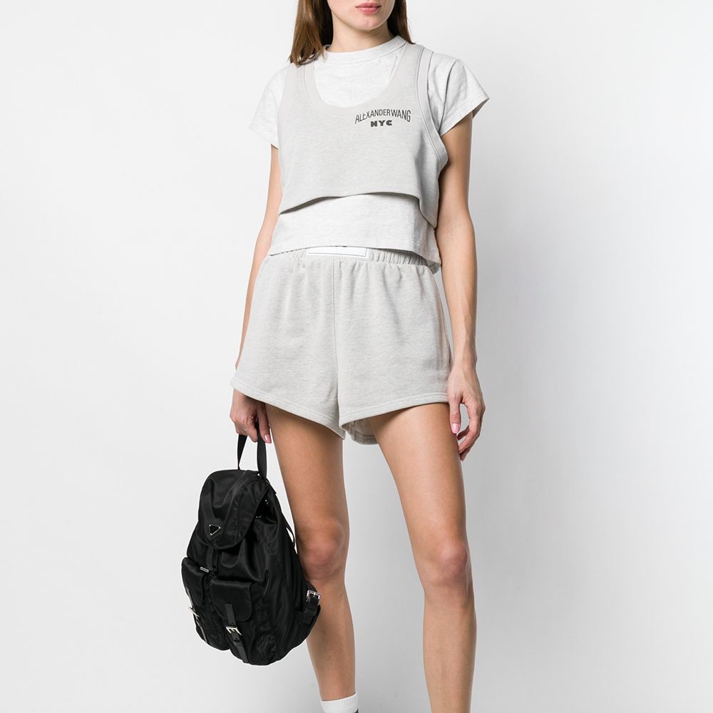 Alexander Wang Terry Boxer Shorts & Shirt
